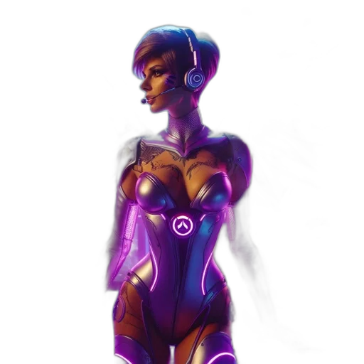 robot, dress, jewelry, staff transparent PNG cut-out