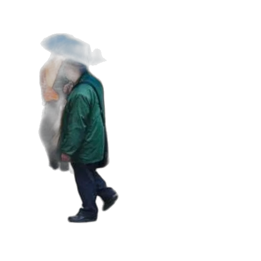 jacket, umbrella, mask, face transparent PNG cut-out