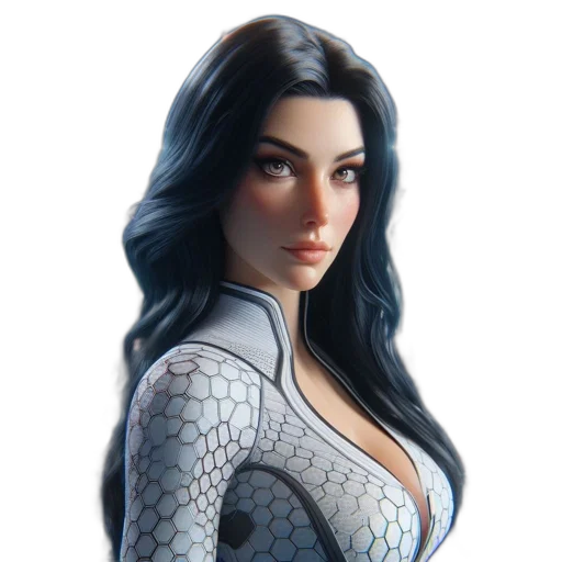 dress, face, fantasy art, concept art transparent PNG cut-out