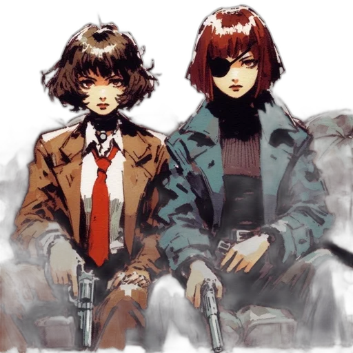 jacket, concept art, cyberpunk, comic book art transparent PNG cut-out