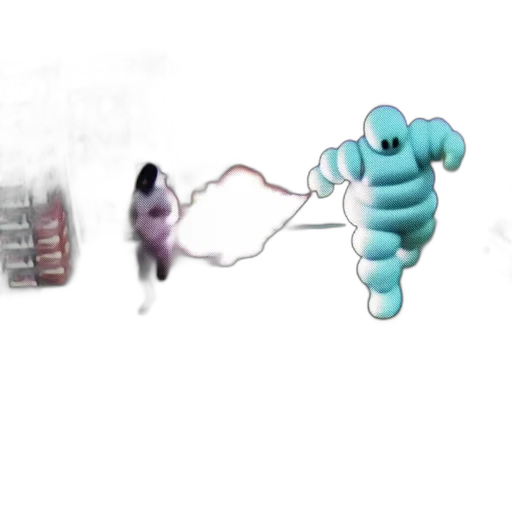 robot, creature, staff, weapon transparent PNG cut-out