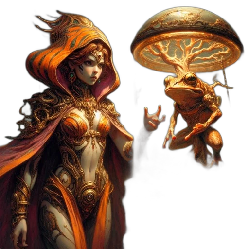 jewelry, staff, crown, concept art transparent PNG cut-out