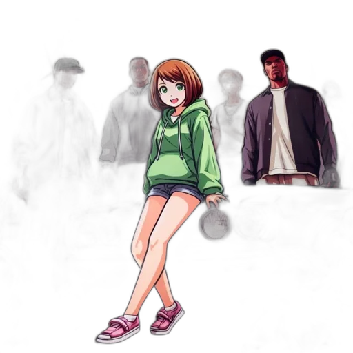 jacket, concept art, anime, comic book art transparent PNG cut-out