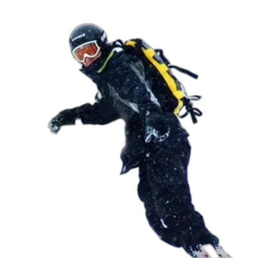 staff, photorealistic, snow, person transparent PNG cut-out