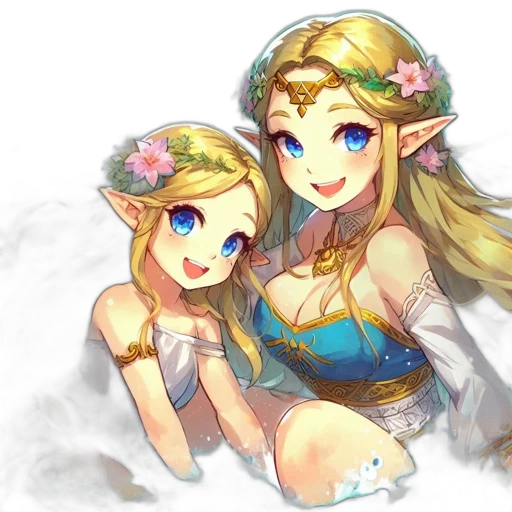 crown, dress, weapon, pixel art transparent PNG cut-out
