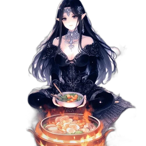 food, dragon, dress, jewelry transparent PNG cut-out