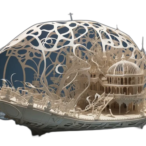 crown, 3d render, concept art, photorealistic transparent PNG cut-out