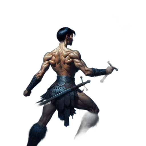 sword, weapon, creature, staff transparent PNG cut-out