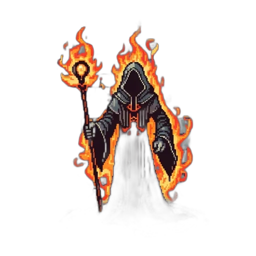 staff, mask, weapon, jacket transparent PNG cut-out