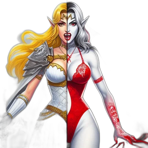 comic book art, fantasy art, concept art, pixel art transparent PNG cut-out