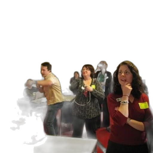 outer space, group, people, office transparent PNG cut-out