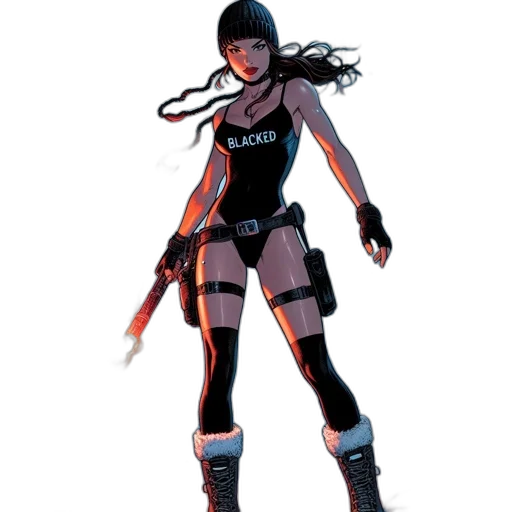 staff, weapon, concept art, cyberpunk transparent PNG cut-out