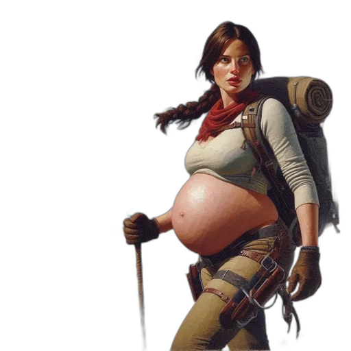 concept art, fantasy art, photorealistic, comic book art transparent PNG cut-out