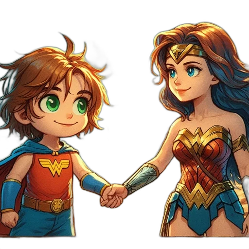 comic book art, concept art, fantasy art, pixel art transparent PNG cut-out