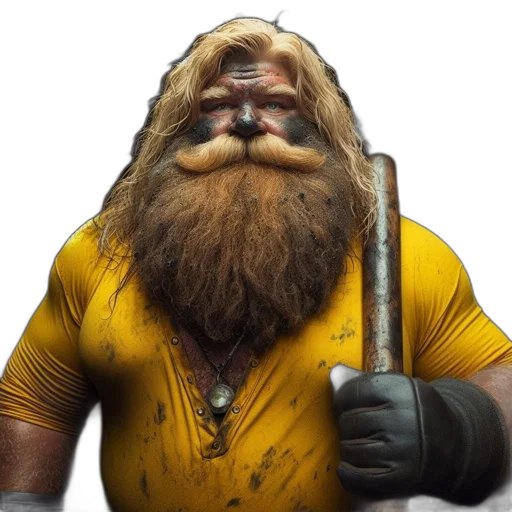 staff, animal, hair, face transparent PNG cut-out