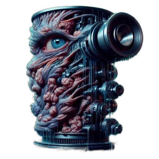 robot, hair, creature, mask transparent PNG cut-out