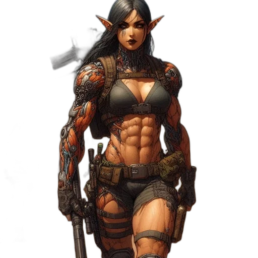 weapon, concept art, fantasy art, comic book art transparent PNG cut-out