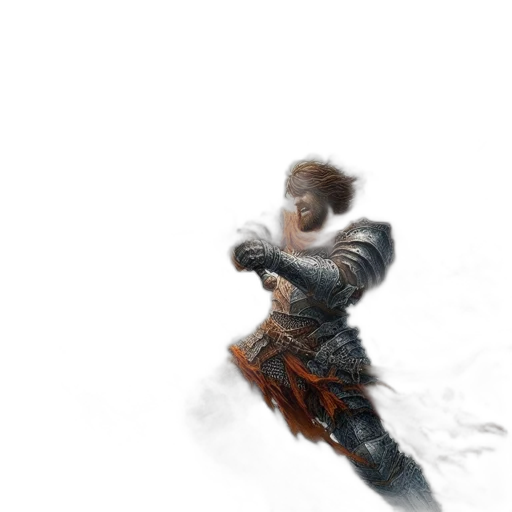 sword, dragon, hair, weapon transparent PNG cut-out