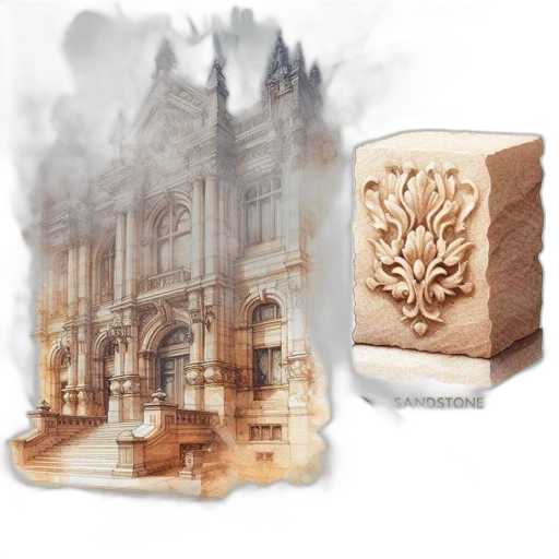 building, 3d render, concept art, photorealistic transparent PNG cut-out