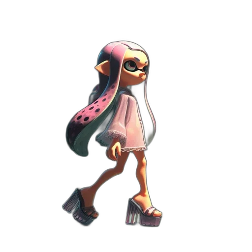 dress, mask, creature, weapon transparent PNG cut-out