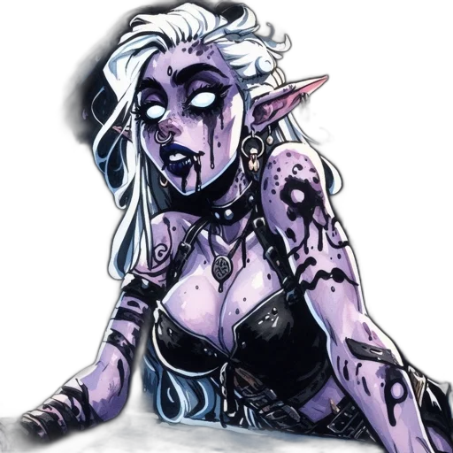 concept art, fantasy art, comic book art, pixel art transparent PNG cut-out