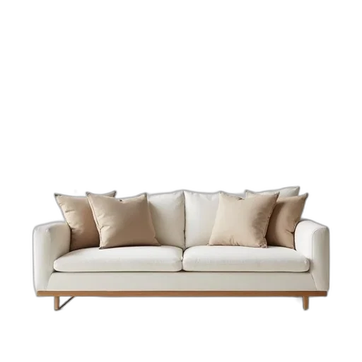 furniture, 3d render, photorealistic, earth tones transparent PNG cut-out