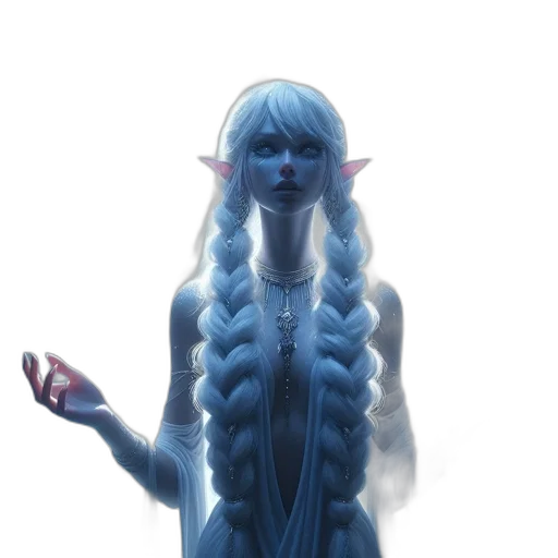 creature, staff, dress, dragon transparent PNG cut-out