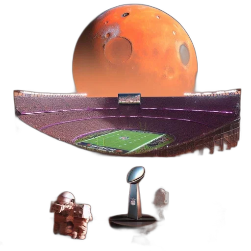 robot, concept art, 3d render, outer space transparent PNG cut-out