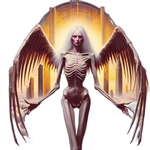 creature, robot, concept art, fantasy art transparent PNG cut-out