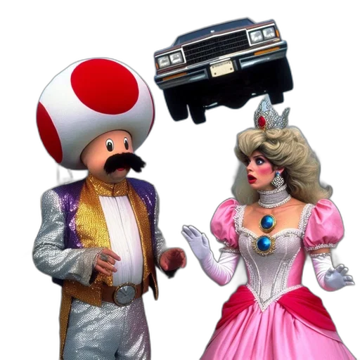 hat, car, robot, crown transparent PNG cut-out