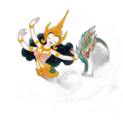 dragon, staff, jewelry, weapon transparent PNG cut-out