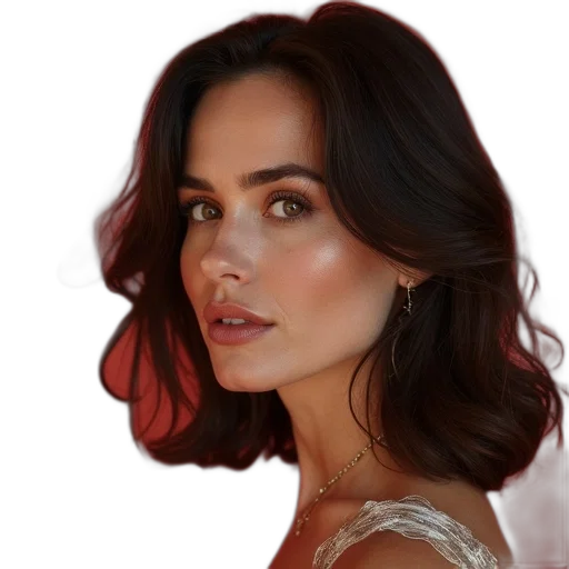 face, hair, crown, jewelry transparent PNG cut-out