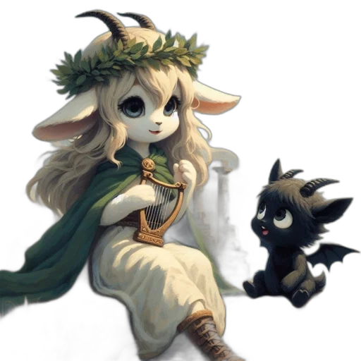 staff, dragon, creature, fantasy art transparent PNG cut-out