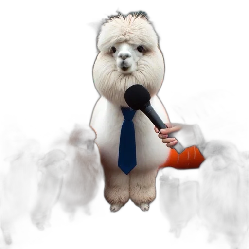 staff, animal, concept art, photorealistic transparent PNG cut-out