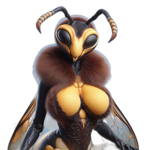 animal, creature, dress, 3d render transparent PNG cut-out