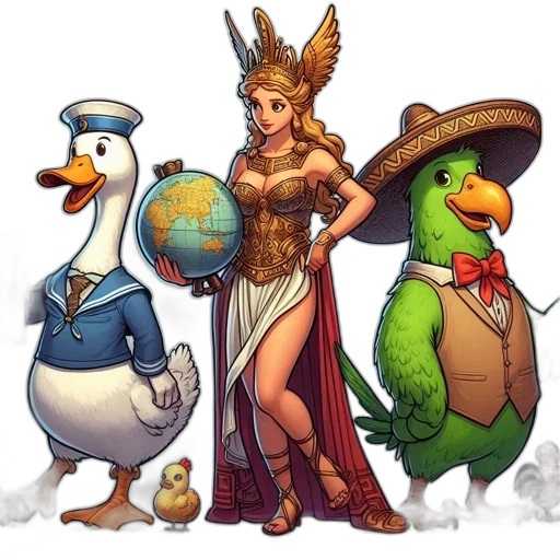 fantasy art, concept art, pixel art, comic book art transparent PNG cut-out