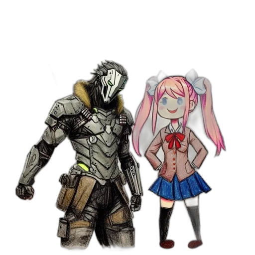 weapon, robot, mask, creature transparent PNG cut-out