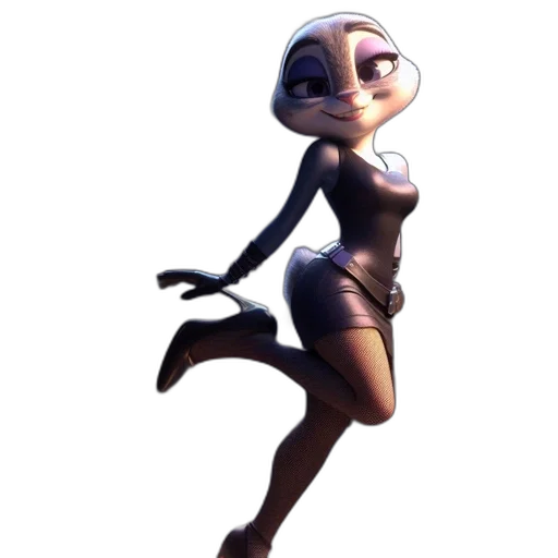 dress, robot, creature, staff transparent PNG cut-out