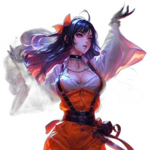 dress, fantasy art, concept art, anime transparent PNG cut-out