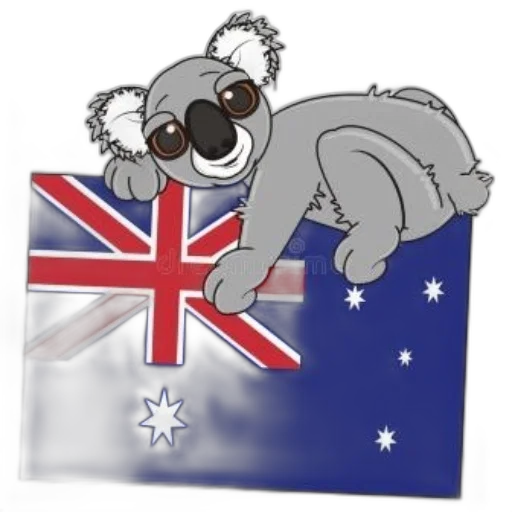 staff, cartoon, concept art, koala transparent PNG cut-out