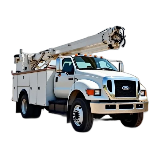 staff, ford, bucket, truck transparent PNG cut-out
