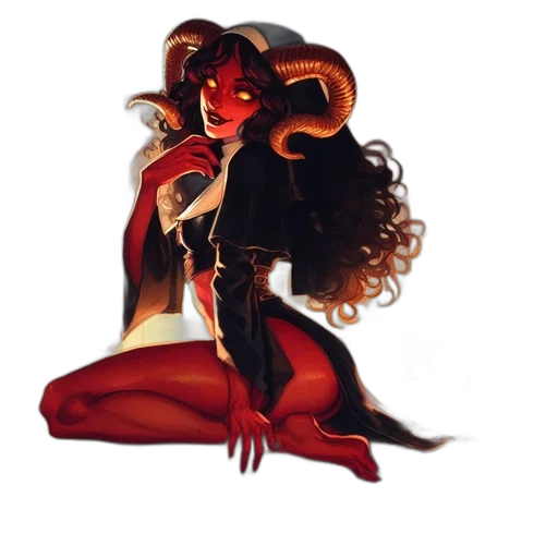 hair, mask, staff, concept art transparent PNG cut-out