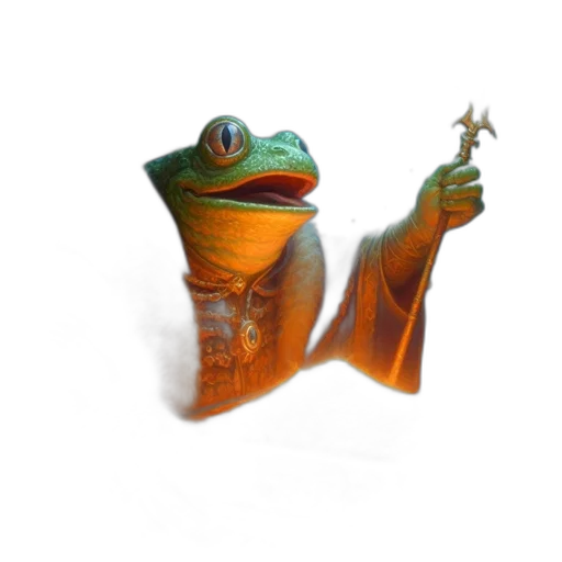 staff, dragon, dress, mask transparent PNG cut-out