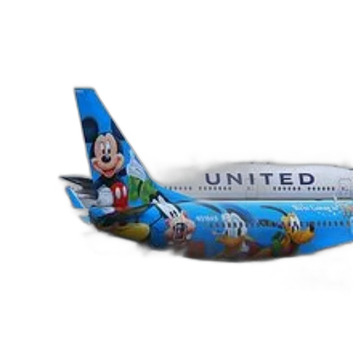 3d render, concept art, united, airlines transparent PNG cut-out