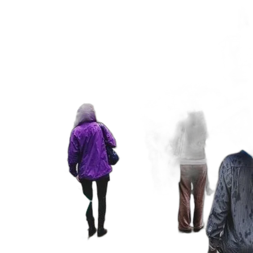 jacket, mask, umbrella, dress transparent PNG cut-out