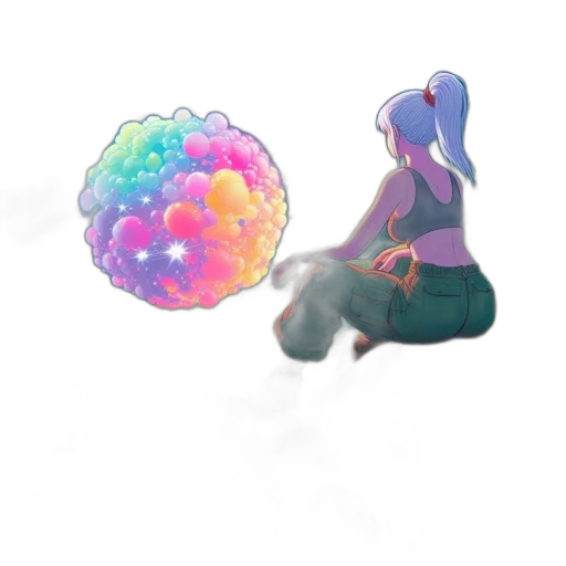 umbrella, staff, weapon, creature transparent PNG cut-out