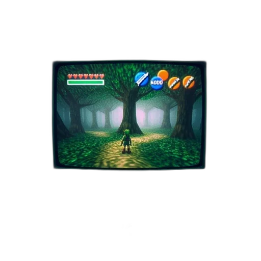 concept art, pixel art, 3d render, forest transparent PNG cut-out