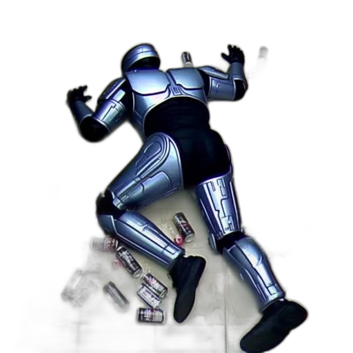 robot, weapon, bottle, staff transparent PNG cut-out