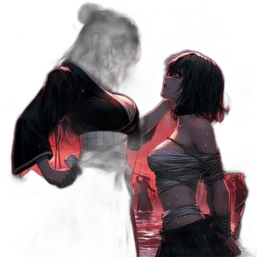 dress, jacket, mask, concept art transparent PNG cut-out