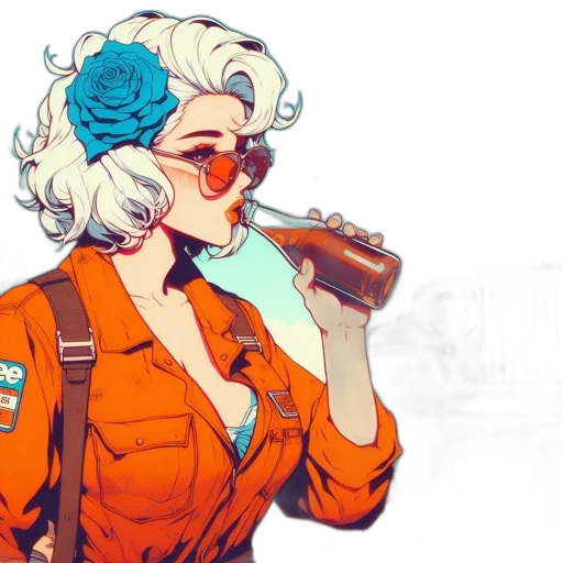 jacket, concept art, comic book art, cartoon transparent PNG cut-out